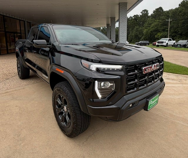2024 GMC Canyon Elevation in Onyx Black — front three-quarter view