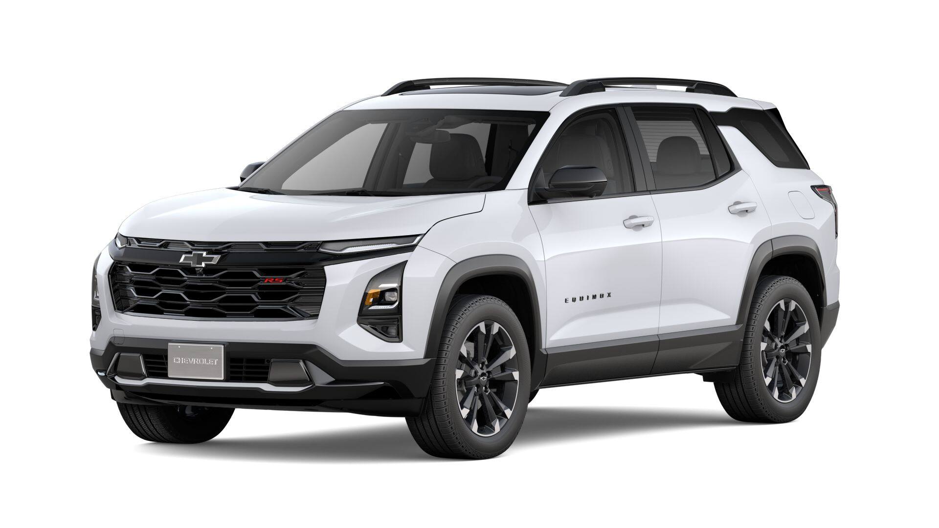 2027 Chevrolet Equinox FWD RS in Polar White Tricoat — front three-quarter view