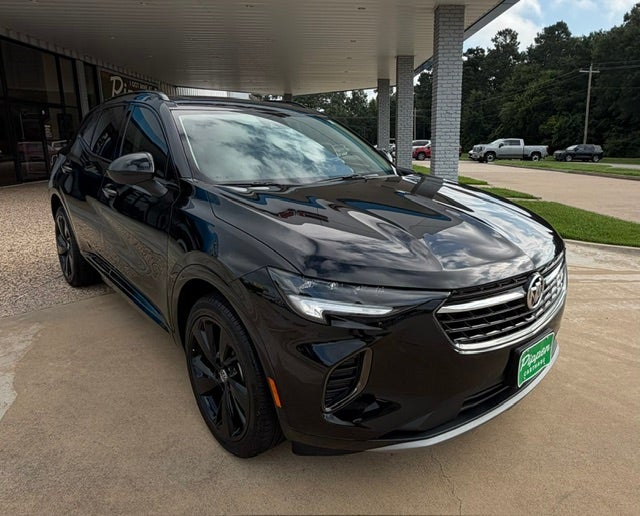 2023 Buick Envision Essence in Ebony Twilight Metallic — front three-quarter view